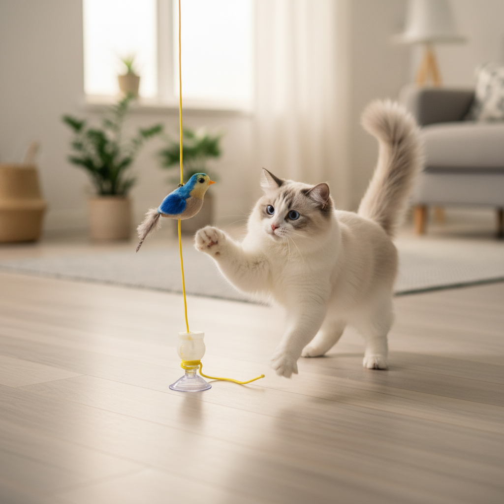 Interactive Sound Bird Pet Toy
