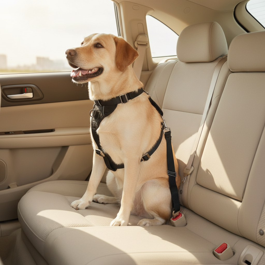 2-Pack Adjustable Pet Car Safety Seat Belts