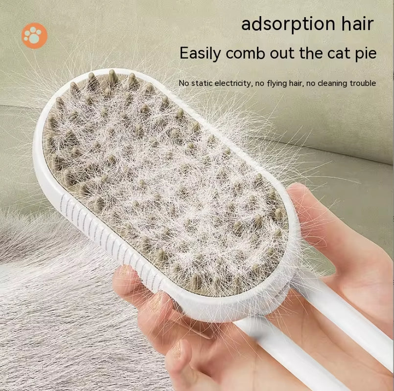 Electric Pet Spray Comb: Hair Removal, Massage & Anti-Static for Cats & Dogs