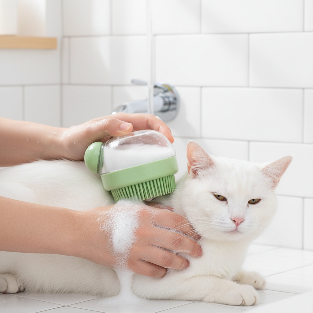 Silicone Pet Bath Brush