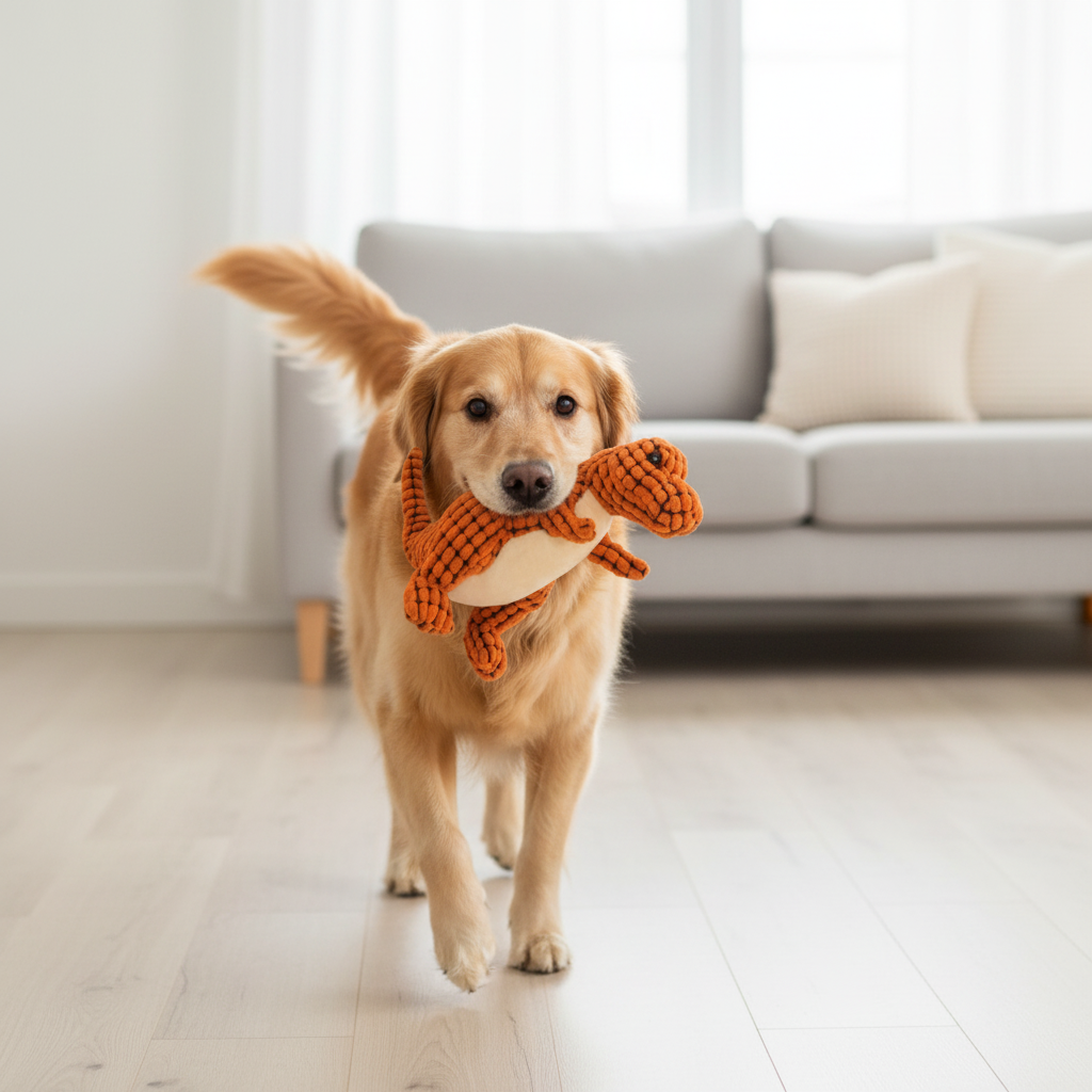 Dinosaur Squeaky Dog Toy