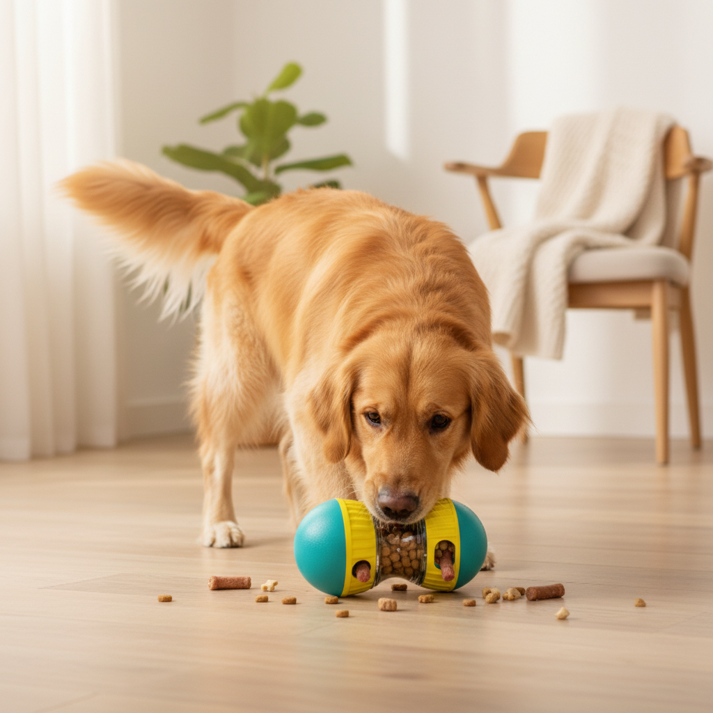 Interactive Treat Dispensing Puzzle Ball