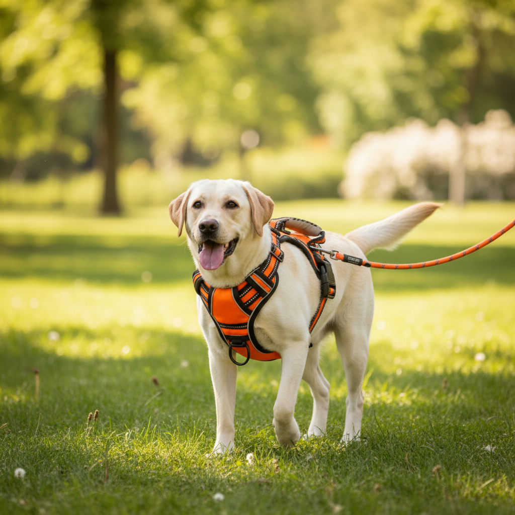 No-Pull Reflective Dog Harness