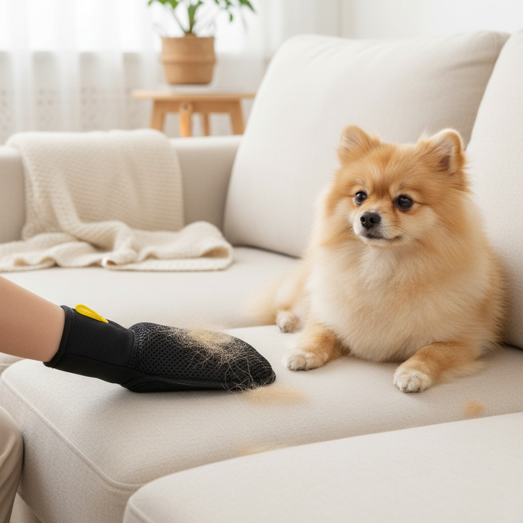 Pet Hair Remover Grooming Glove