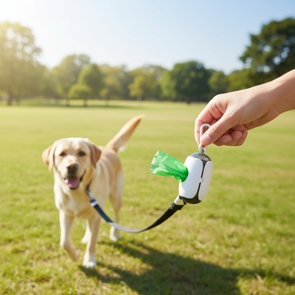 Space Capsule Dog Poop Bag Dispenser