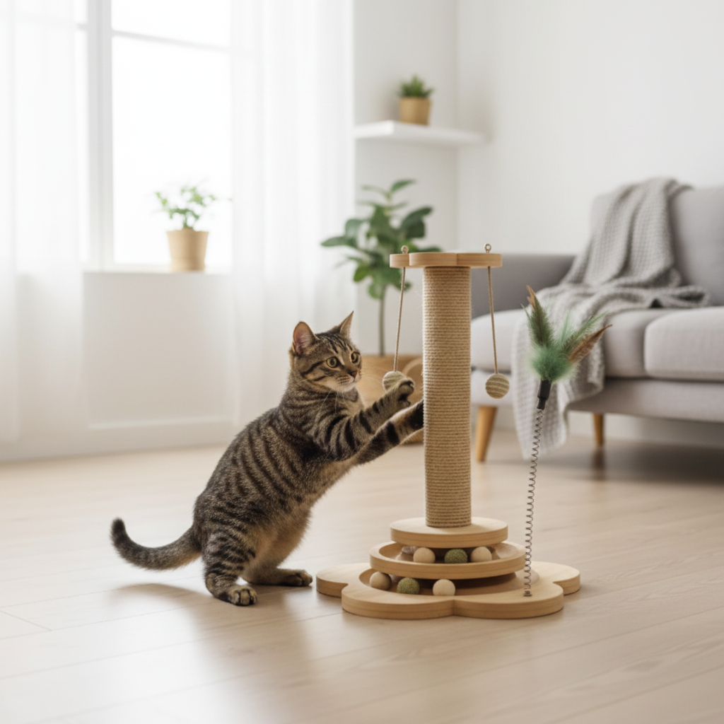 4-in-1 Cat Scratching Post