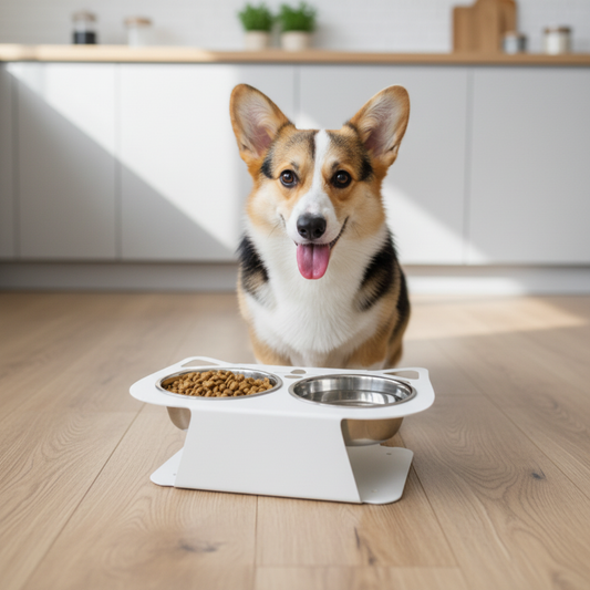 Anti-Spill Stainless Steel Pet Feeding Bowl
