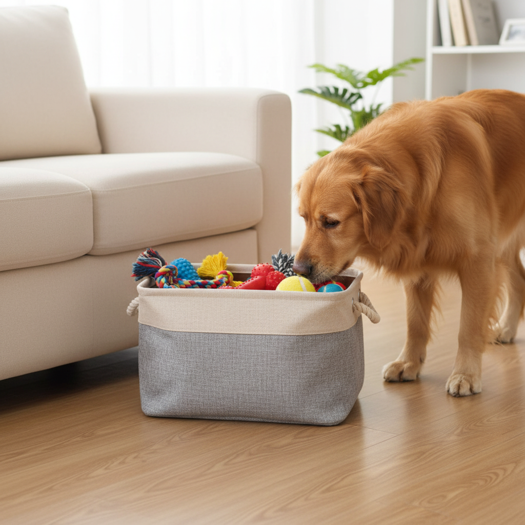 Pet Toy Storage Basket