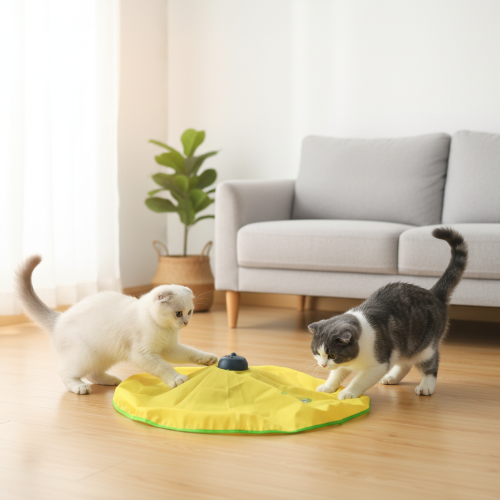 Interactive Automatic Cat Turntable Toy
